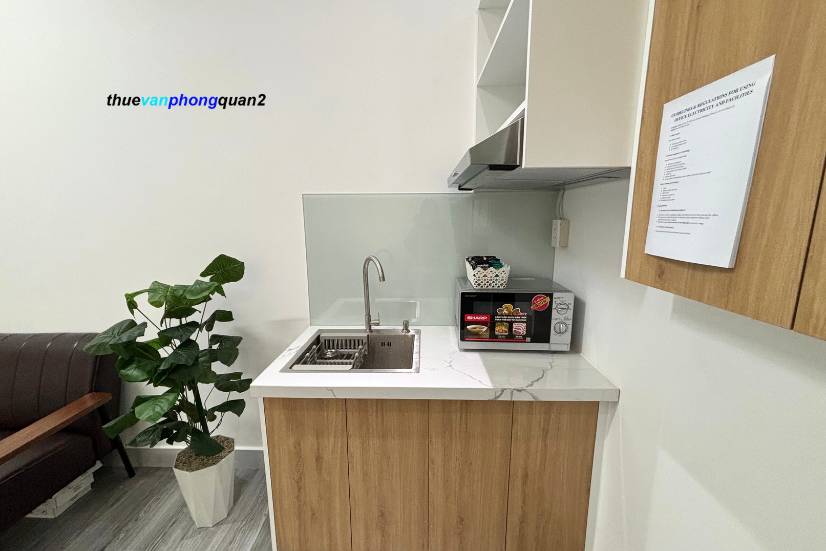 Văn phòng trọn gói 4 người - 8,5 triệu/tháng pantry